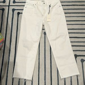 Citizens of Humanity - Daphne Crop High Rise Stovepipe. 31 White